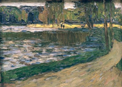 Munich – English Garden by Wassily Kandinsky
